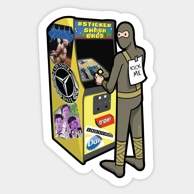 Gamer Ninja Sticker by urban_ninja